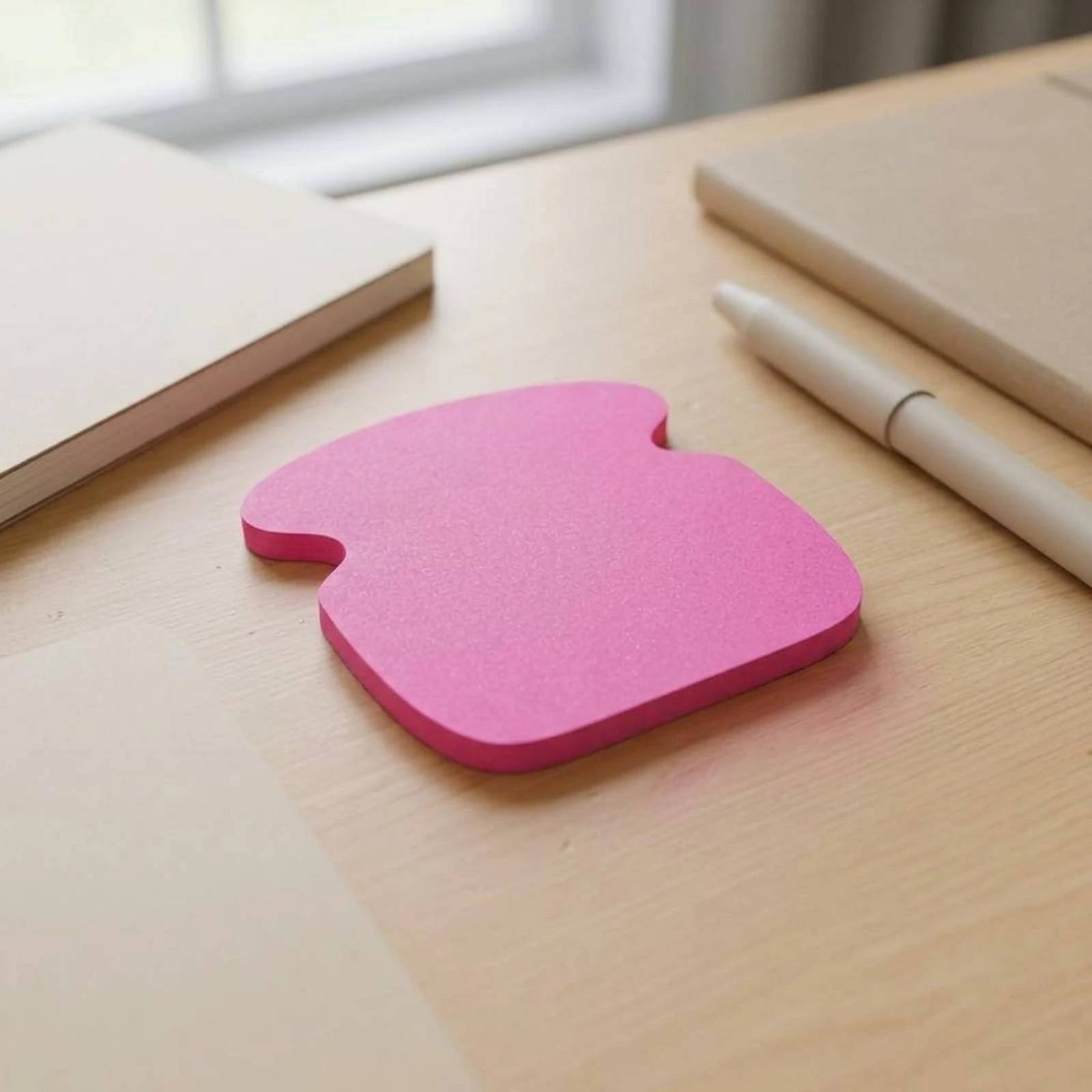 Picture 7: 8 Pieces Self-Adhesive Memo Pad Square Die-Cut Memo Pad Tear Away Notepad