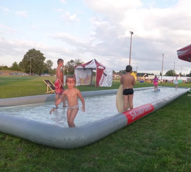 WINSUN New Sports Game Inflatable Skimboard Swimming Pool Water Float Pool for Sliding Customerized