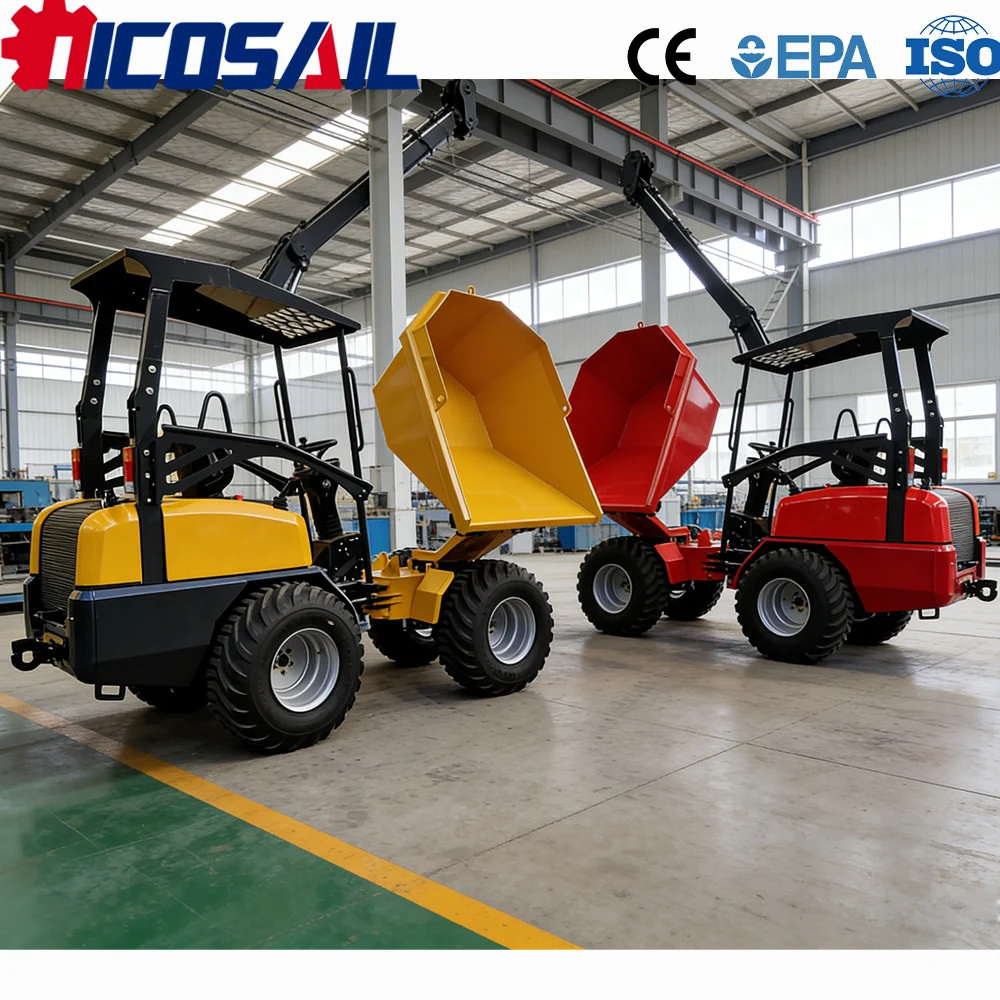 

Mini Dumper CE Certified Euro 5 Hydraulic Tipper Compact Durable for Farm Garden Construction Site