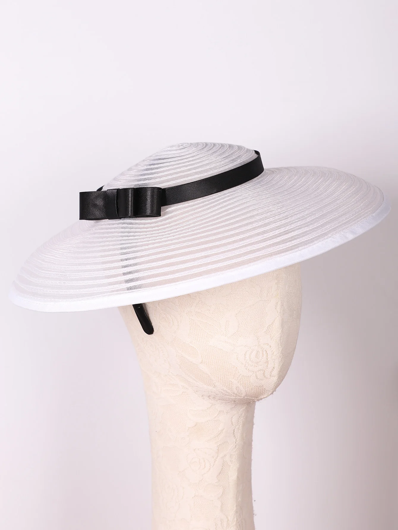 Große Kirche Pillbox Hüte Breite Krempe Fascinator Hüte für Frauen Damen Kentucky Lady Bow Party Kleid Cocktail Hut Hochzeit Braut – Detail 8