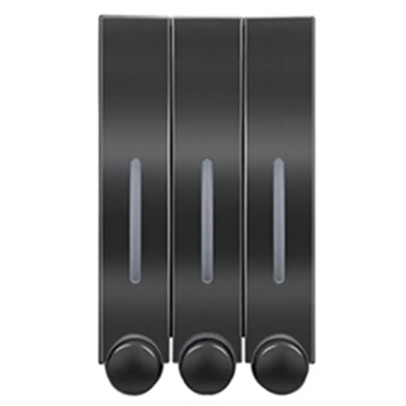 

AB41-Wall Mounted Soap Dispenser For Bathroom, Shower Gel & Detergent Dispenser Black
