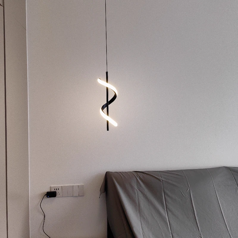 

Modern Minimalis Internet Celebrity Bedside Chandeliert Bedroom Light Study Bar Minimalist Long Line Light Luxury Restaurant