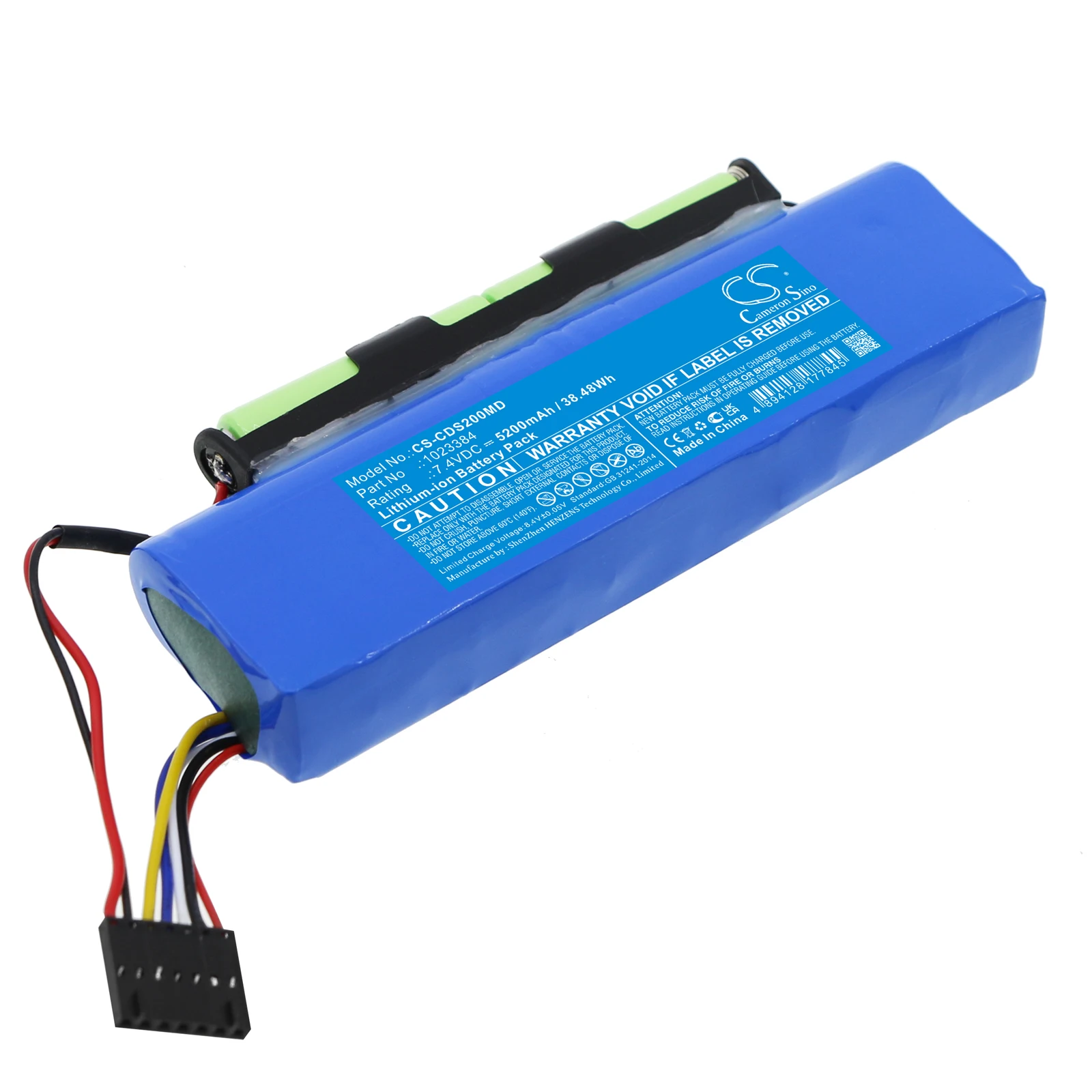 

Cameron Sino Medical 5200mAh Li-ion 7.4V Battery 1023384 for Circadiance SmartMonitor 2PS SmartMonitor 2PSL