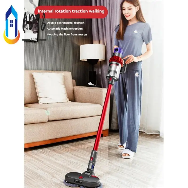 

AD78-Electric Floor Mop Head For Dyson V7 V8 V10 V11 Vacuum Cleaner Parts Wet And Dry Spray Brush Head With Switch Lock