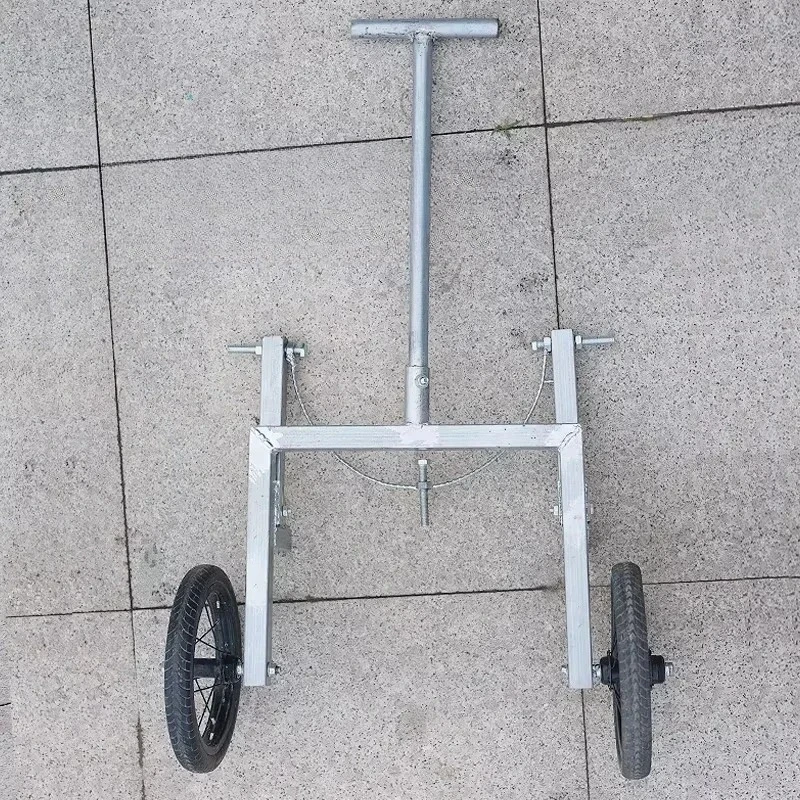 Hand-pulled Self-leveling pull rod Rural household dirty garbage lifting Sand saving artifact