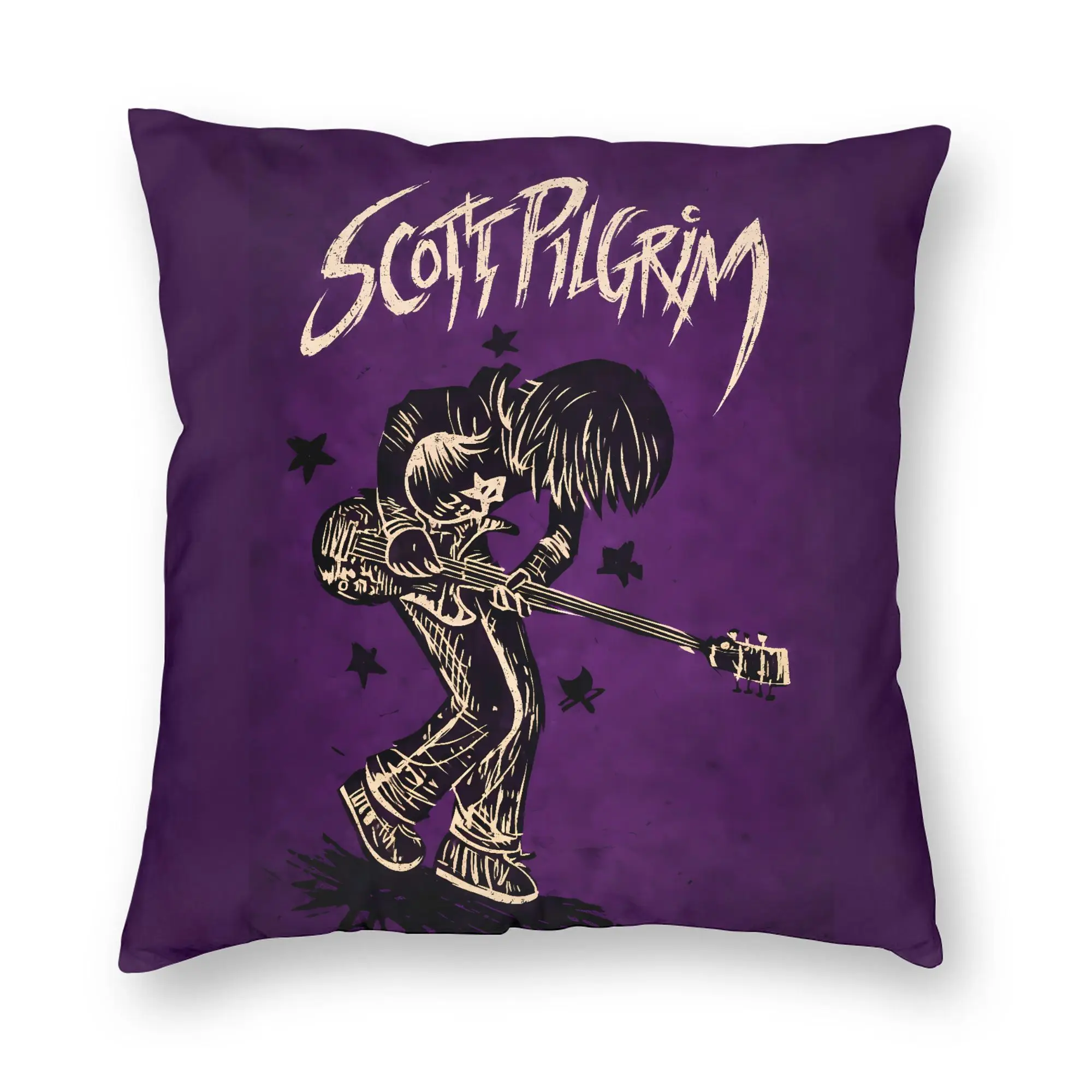 Scott Pilgrim Skull Art Pillow Case  Soft Pillow Cover Morden Cushion Cover For Living Room Chair