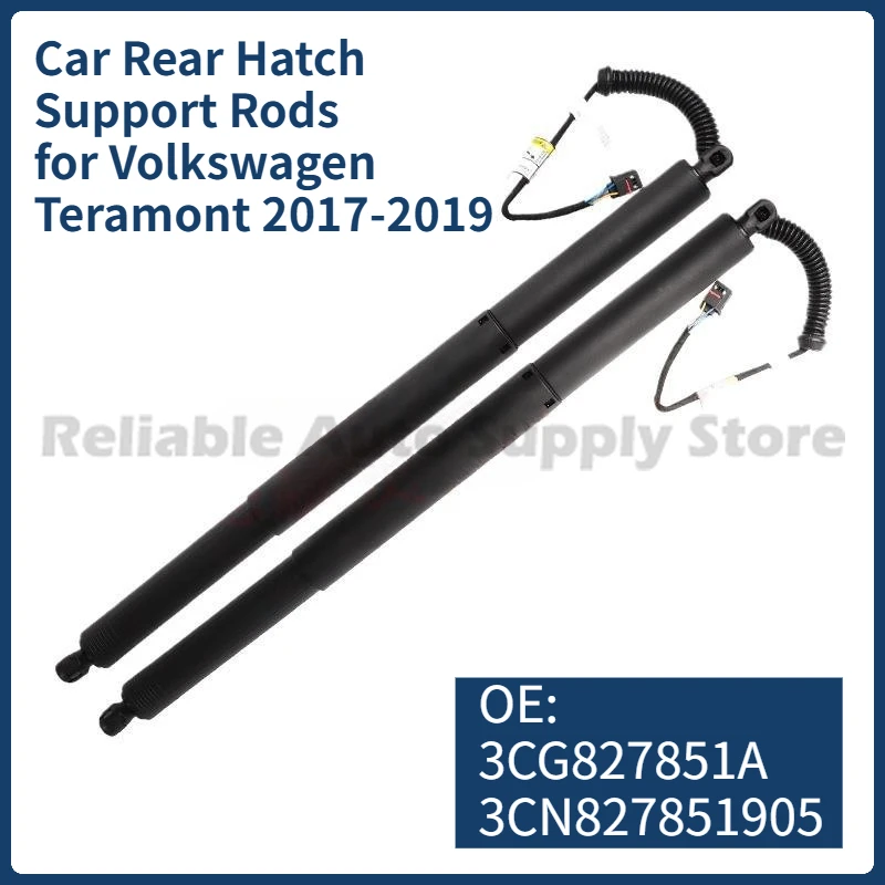 1 Pair(2pcs) Car Rear Hatch Support Rods 3CG827851A 3CN827851905 Trunk Electric Tailgate Strut for 2017- Volkswagen Teramont
