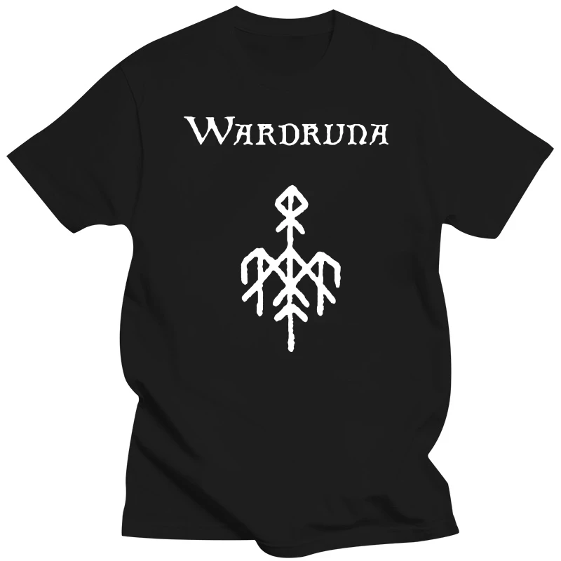 Printed Men T Shirt Cotton tshirts O-Neck Short-Sleeve Wardruna (Avec texte) Women T-Shirt