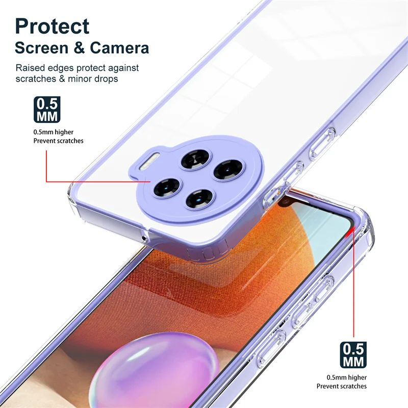 Tecno Spark 20 Pro Plus KJ7 Case Shockproof Hard Bumper Silicon TPU Clear Back Cover Soft Phone Case for Tecno Spark 20 Pro Plus