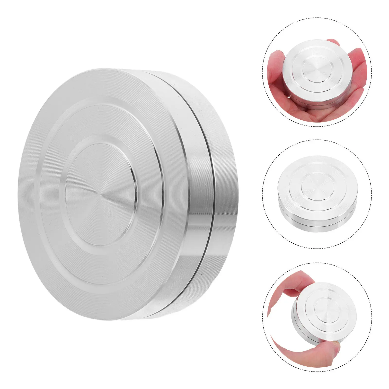 Manual Aluminum Alloy Ceramic Turntable Stable Rotating Wheel for Pottery Sculpting Clay Tools Pottery Wheel Turntable Clamp