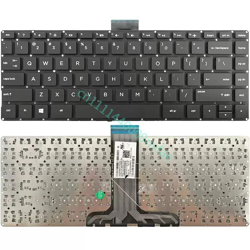For Hp Pavilion X360 11-AD010CA 11-AD051NR 11-AD108CA 11M-AD113DX 11-AP 11M-AP 13-W 920401-001 no pointer US Laptop Keyboard 0.3