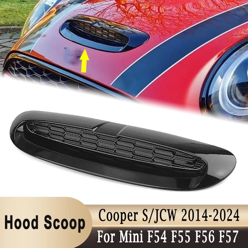 

Воздухоотводчик капота двигателя для MINI F54 F55 F56 F57 Cooper S SD JCW 2014-2024 Gen 3rd 51137328312 51137376052 Глянцевый черный