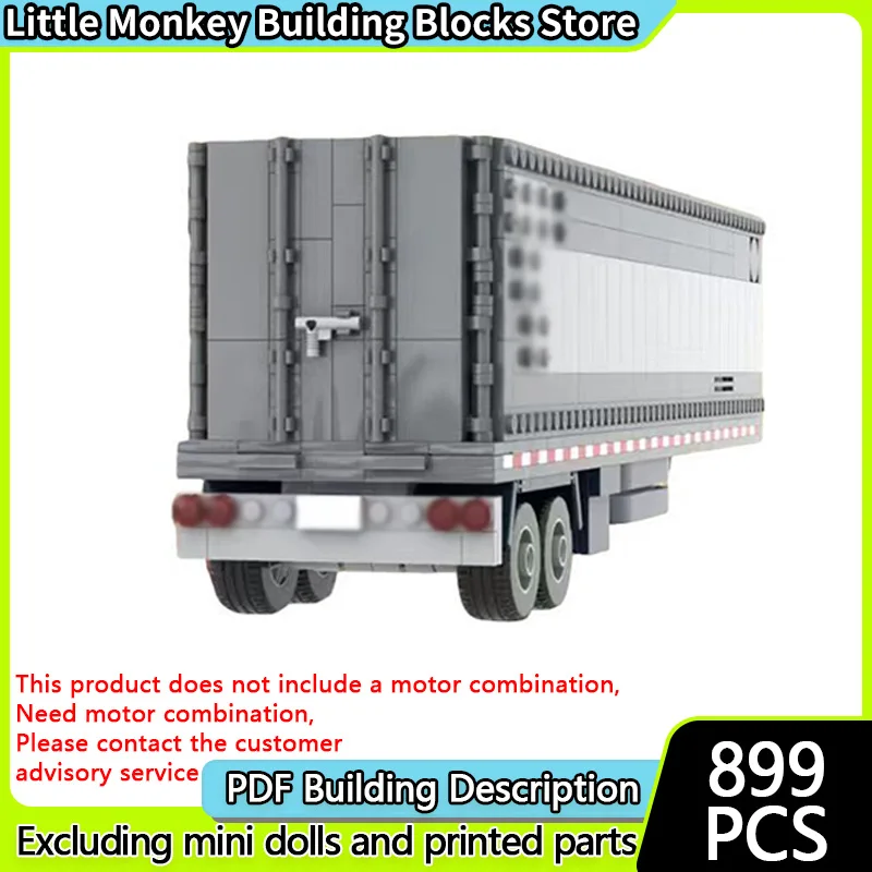 

Popular Movie Model MOC Building Bricks Classic Movie Trailer Modular Technology Children Holiday Gifts Assemble Toys Suit