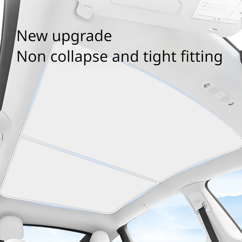 Parasole per Tesla Model 3 tetto apribile Highland 2024 modello Y 2021-2024 fibbia in tessuto di ghiaccio protezione solare UV ombra accessorio per