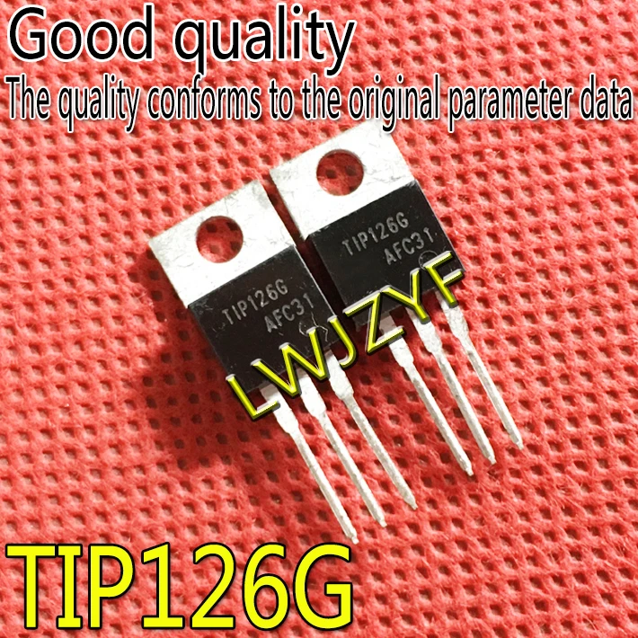 (1Pieces) New TIP126G TIP126 TO-220  MOSFET Fast shipping