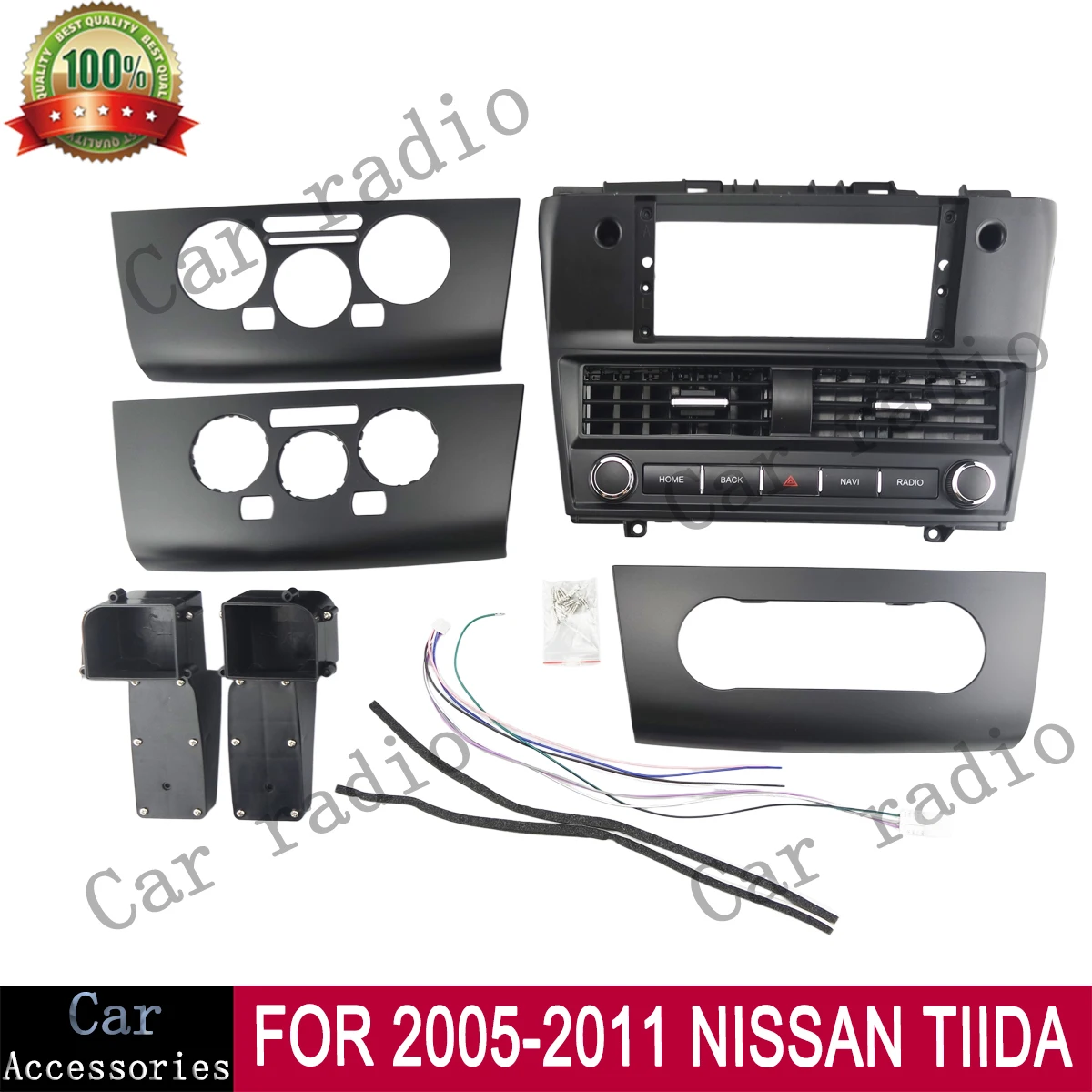CRM For 2005-2011 NISSAN TIIDA 12.3 Inch Car Radio Android Stereo Frame Player Head Unit Fascia Panel Dash Board Cover
