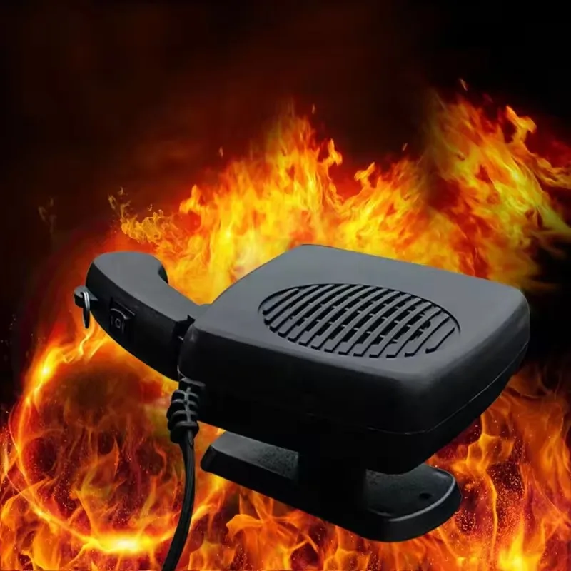 

Portable Car Heater Fast Heating Defroster 200W Car Defogger 2 in1 Fast Heating Cooling Fan Heater Plug Defroster 360 Degree