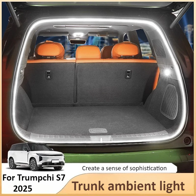

For GAC Trumpchi S7 2025 2026 car trunk atmosphere light trunk lighting strip modification accessories