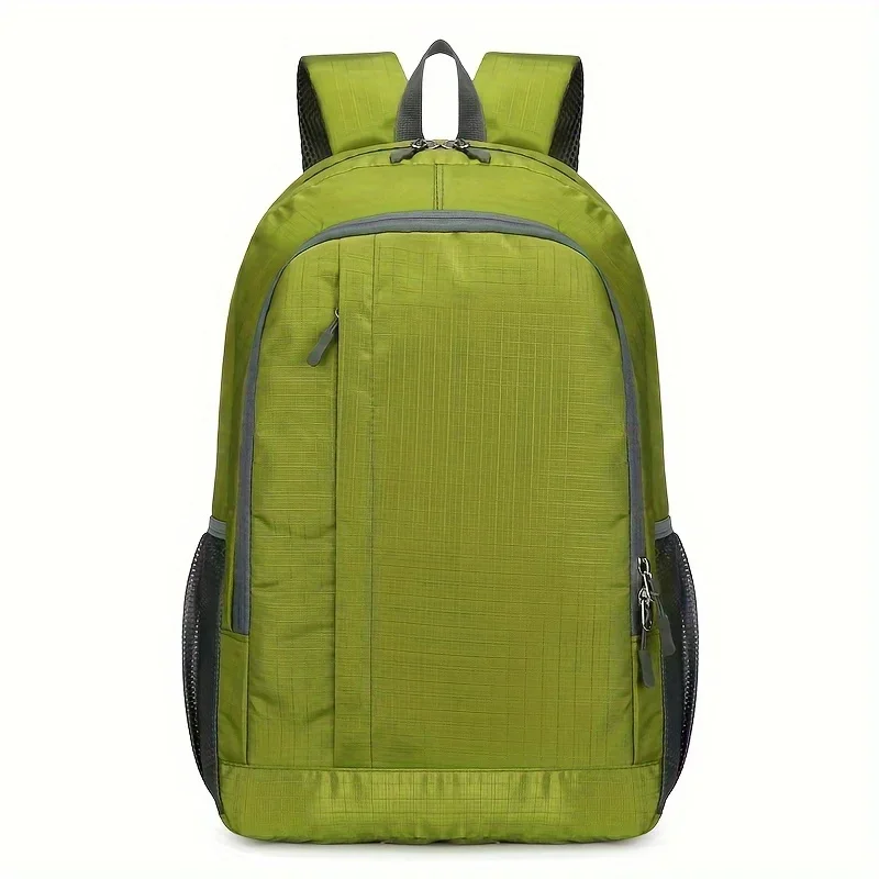 New Outdoor Sports Backpack for Men and Women, Lightweight Backpack for Leisure Travel, Zipper Closure, Large Capacity Bags