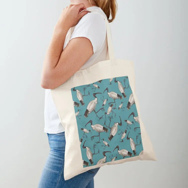 

White Ibis / Bin Chickens Tote Bag Shopper bag Candy bags eco pack female bag