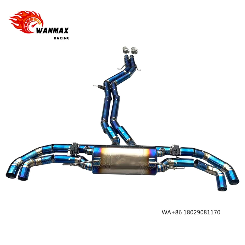 

Высокопроизводительная выхлопная система JTLD с клапанами из титанового сплава для SQ8 4.0 2019-2023 гг.