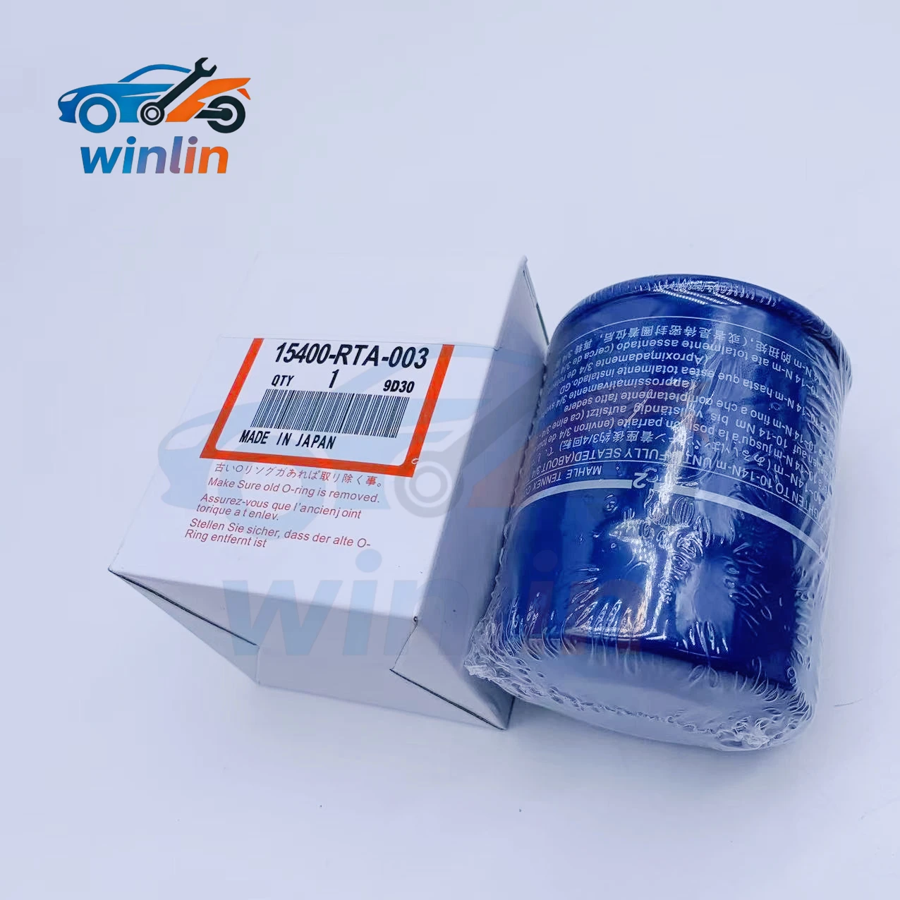 Conjunto de Filtro de Aceite para Automóvil 15400-RTA-004 15400-RTA-003 15400RTA004 para Honda Accord Civic para Modelos Acura ILX MDX RDX