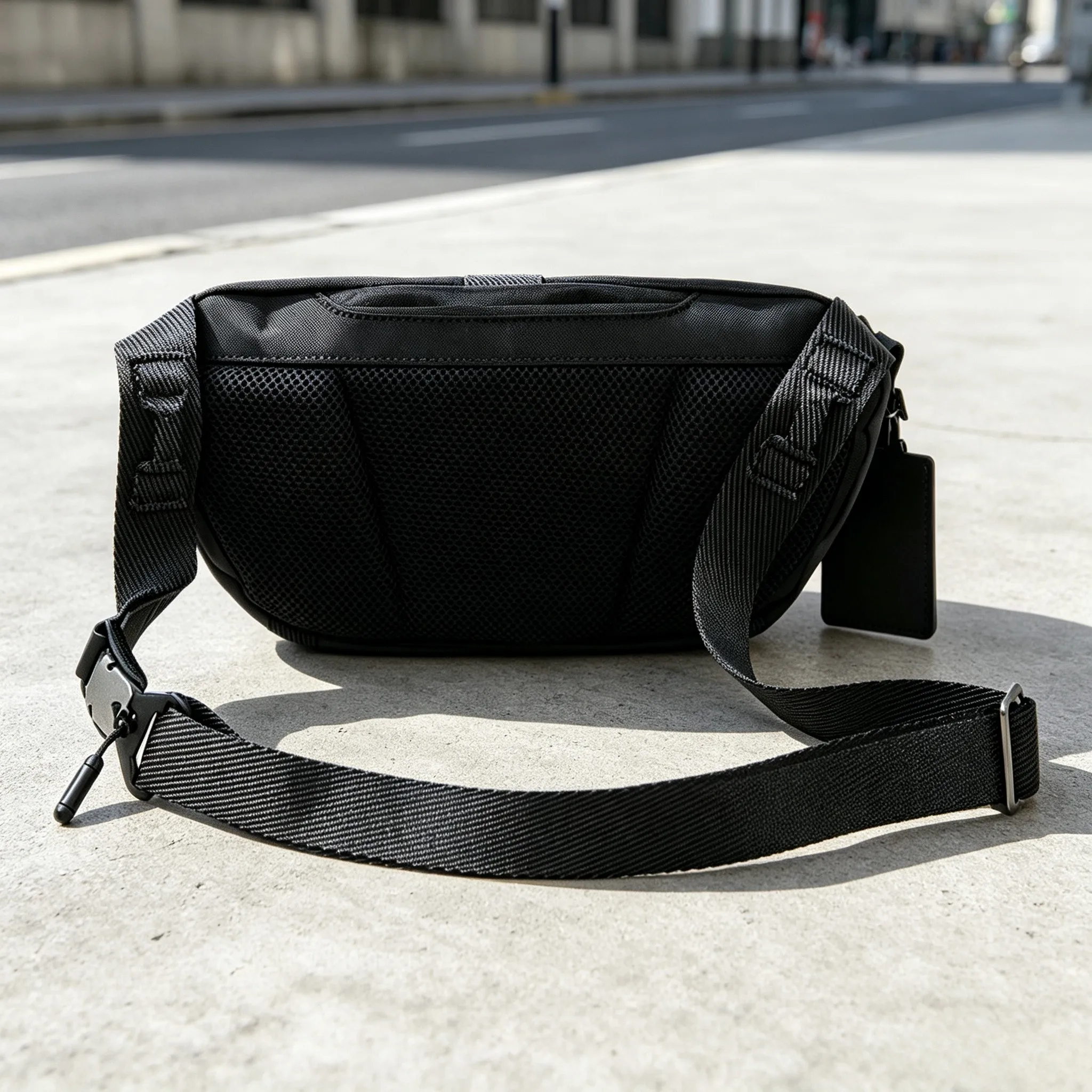 Men Stylish Ballistic Nylon Crossbody Bag Series Cool Casual Chest Bag Waist Pack view 3