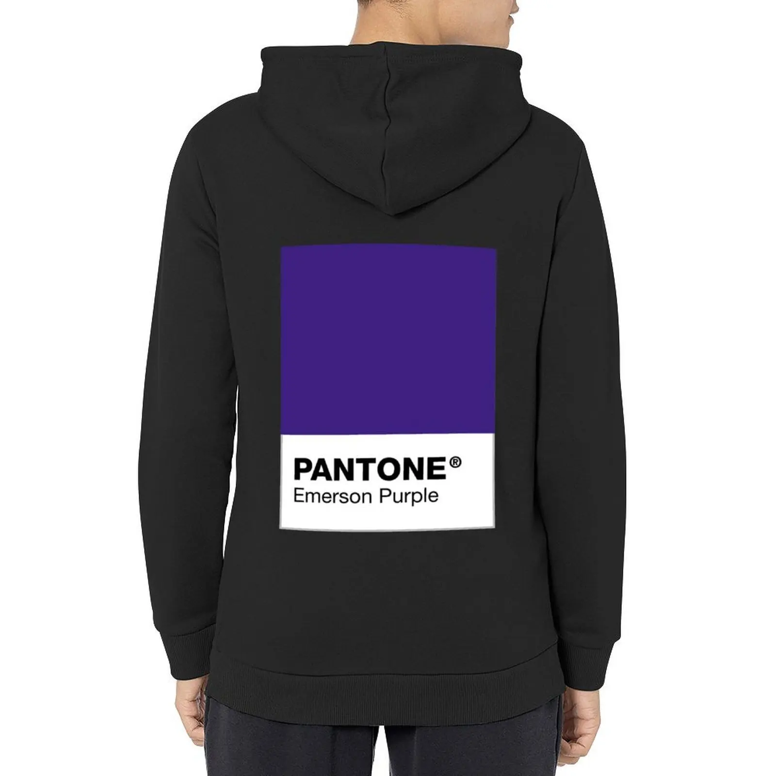 

PANTONE - Emerson College Purple Hoodie men's clothing men clothes korean clothes blouse hoodie streetwear