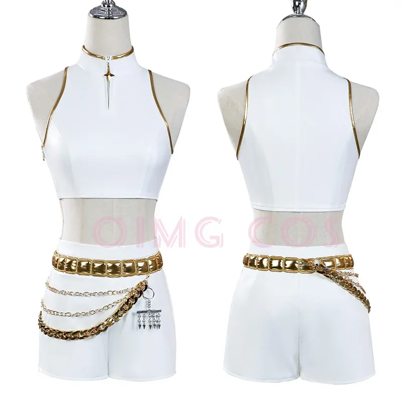 

K-POP Охотники на демонов Руми Косплей Костюм Мира Зои для взрослых Карнавальная форма Хэллоуин Вечерние аниме костюмы Маскарад Женская игра