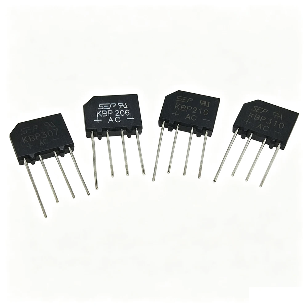 50PCS Diode Bridge Rectifier KBP307 KBP310 KBP210 KBP410 KBP610