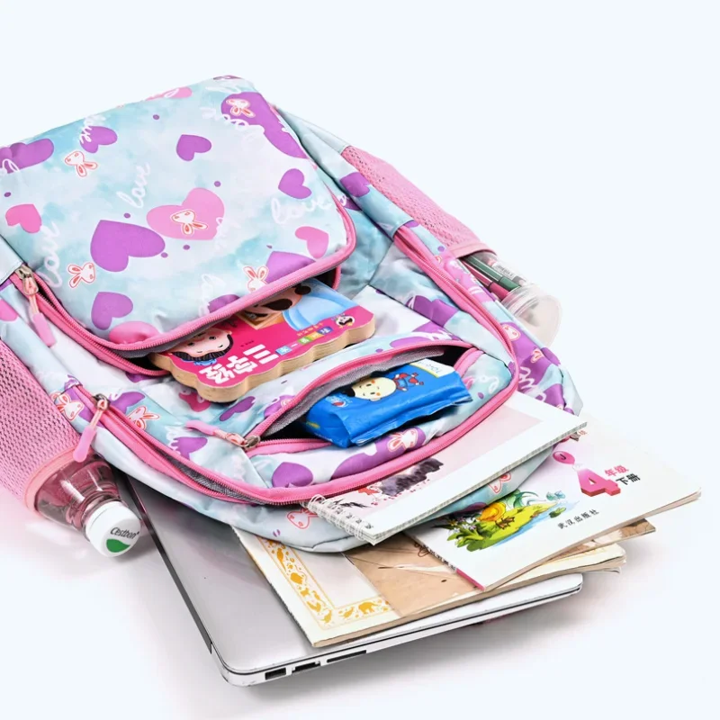 Lindas mochilas escolares de gran capacidad para estudiantes de escuela primaria, mochilas de libros ligeras para niños y niñas, mochilas Kawaii para adolescentes