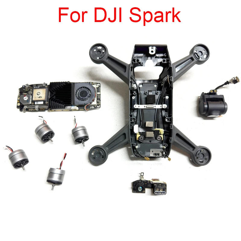 Spark Middle Frame Shell Camera Core Board Gimbal Motors PTZ Cable ESC Board GPS IMU 3D Sensor Vision Arm Motor for DJI Spark