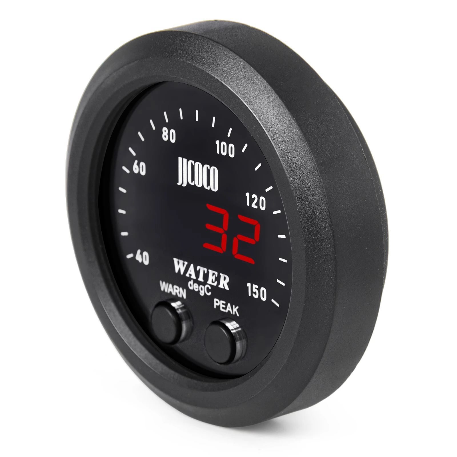 52MM Auto 12v/24v Ultra-thin Water Temperature Gauge With 1/8 Npt Sensor Car Digital Meter Red Display Temp 40-150C - view 5