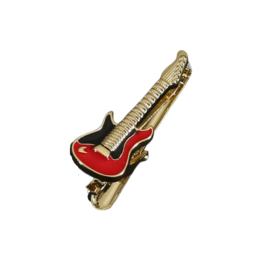 Personality Tie Clip for Men, Boutique Suit, Creative Tie Clip, Guitar Modeling, Multi-Color, Versatile Tie Clip, New