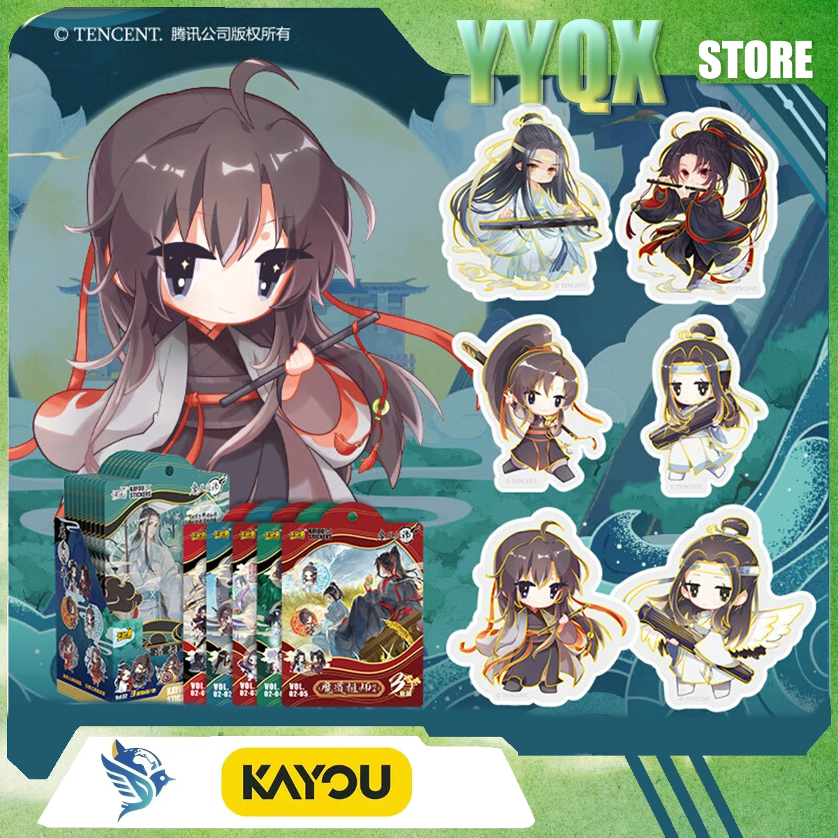 

KAYOU 2026 New ‌‌Grandmaster of Demonic Cultivation‌ Sticker Cute Collection Periphery Anime Like Surprise Gift Ornament