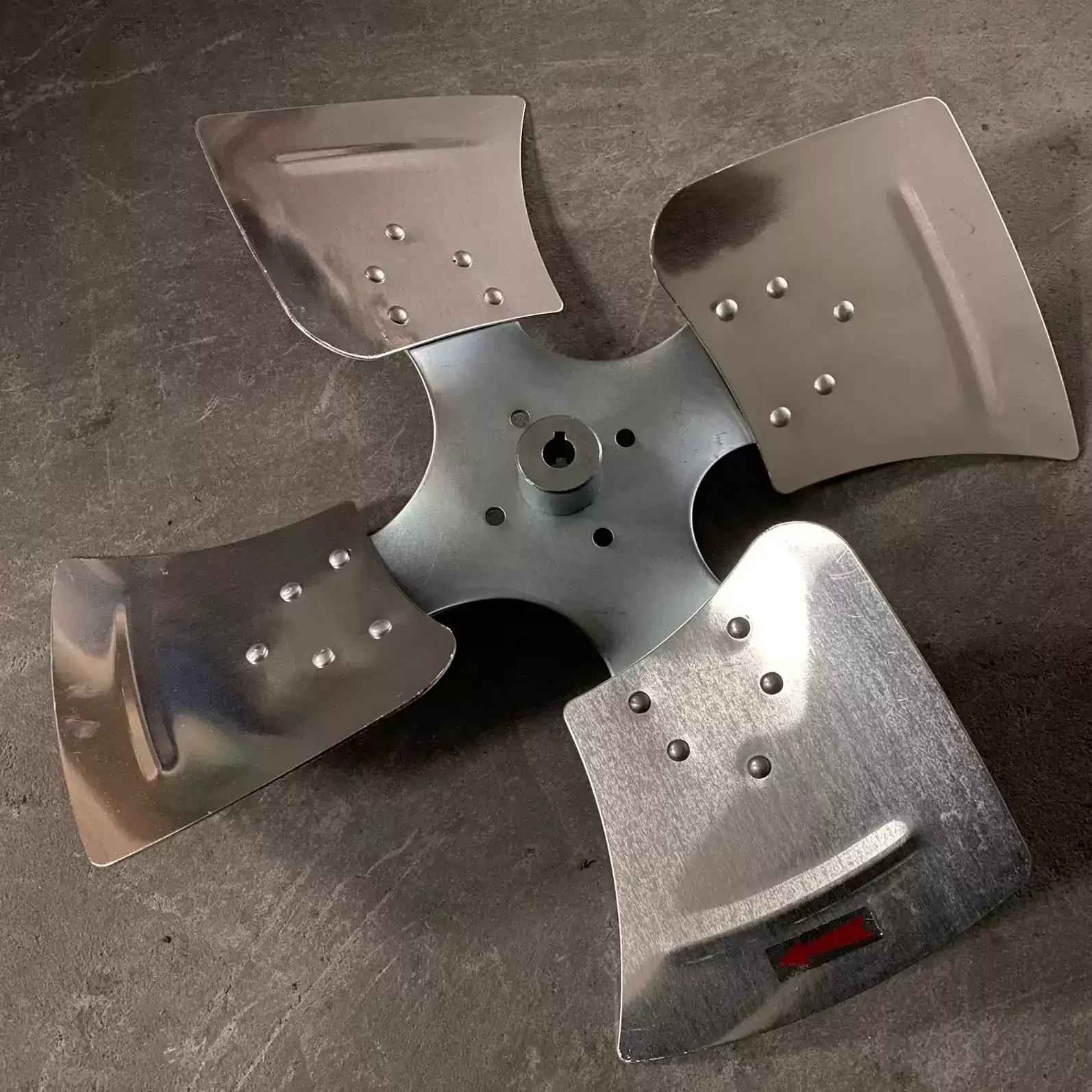 Aluminum Alloy Explosion-Proof SF Axial Flow Fan Blade, High Temp Resistant 304 Food Grade Ventilator Impeller