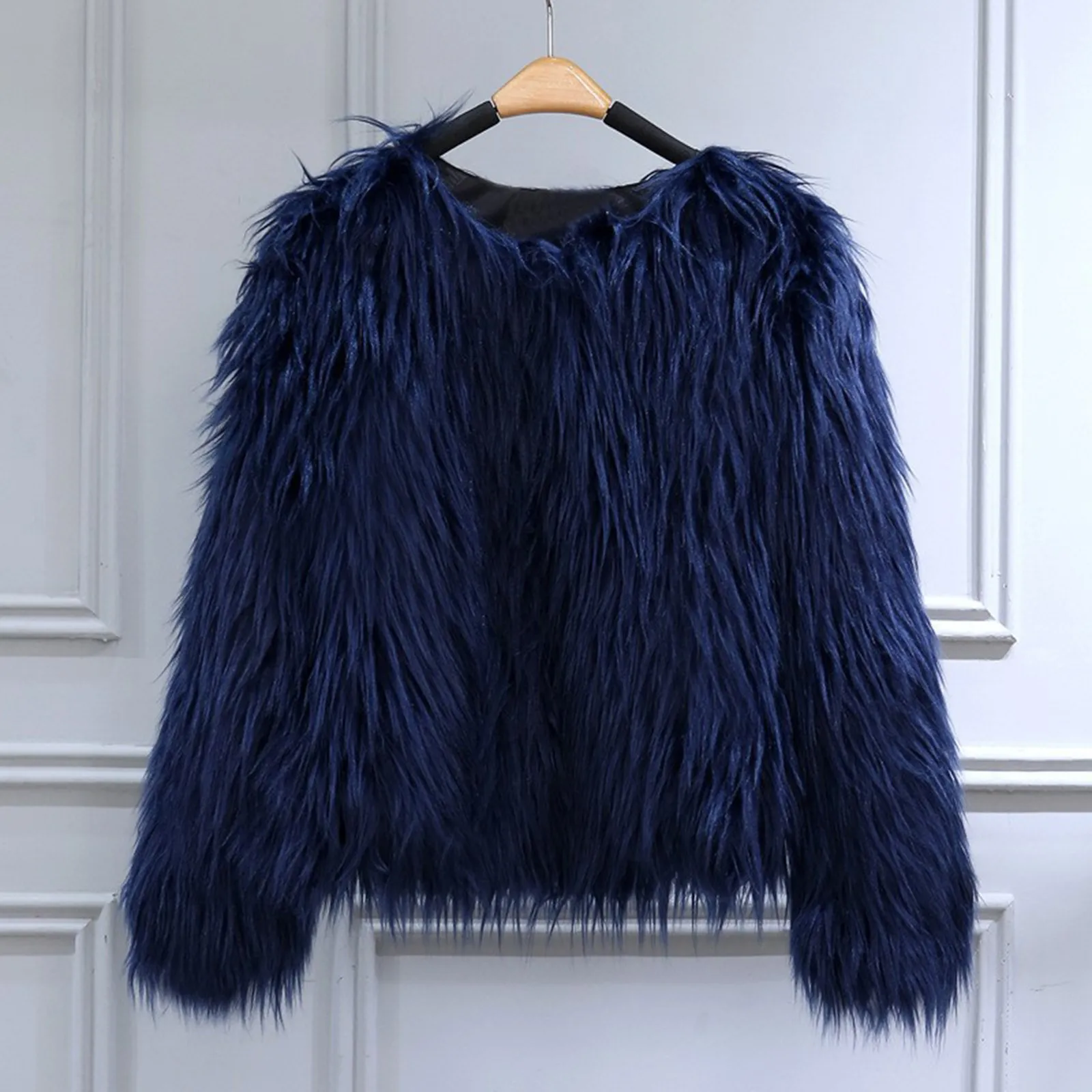 Girl Thick Coat Korean Style Winter Style of Small Fragrant Imitation Fur Fur Coat with Base Shirt Girl Thick Top Princess