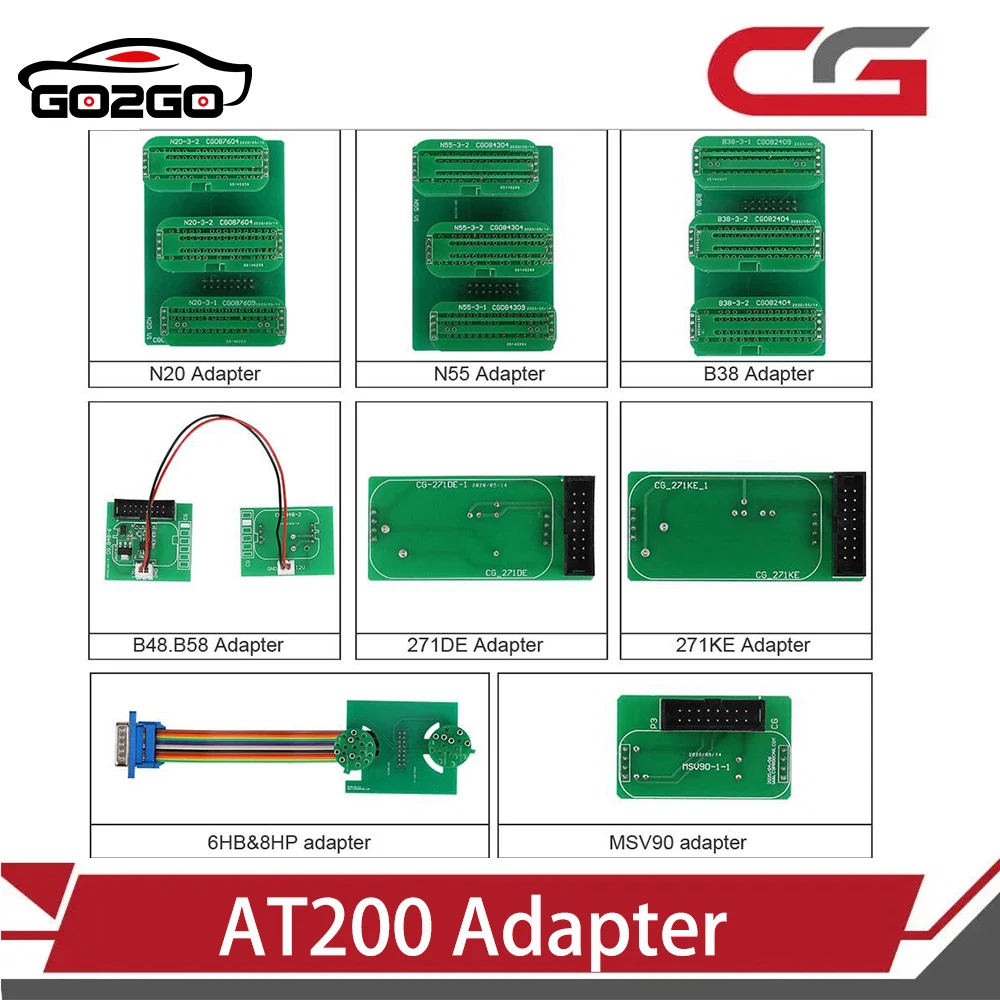 

AT200 FC200 New Adapters Set No Need Disassembly including 6HP & 8HP / MSV90 / N55 / N20 / B48/ B58/ B38 etc