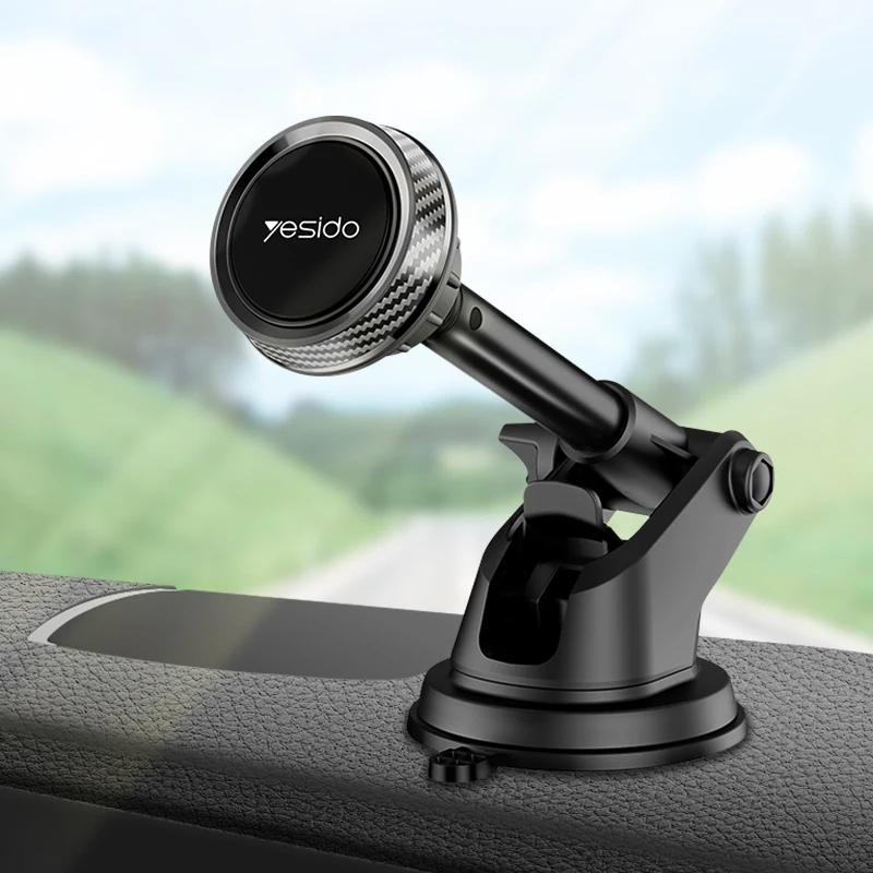 

Car phone holder magnetic suction lazy car phone navigation suction cup holder telescopic bracket C67