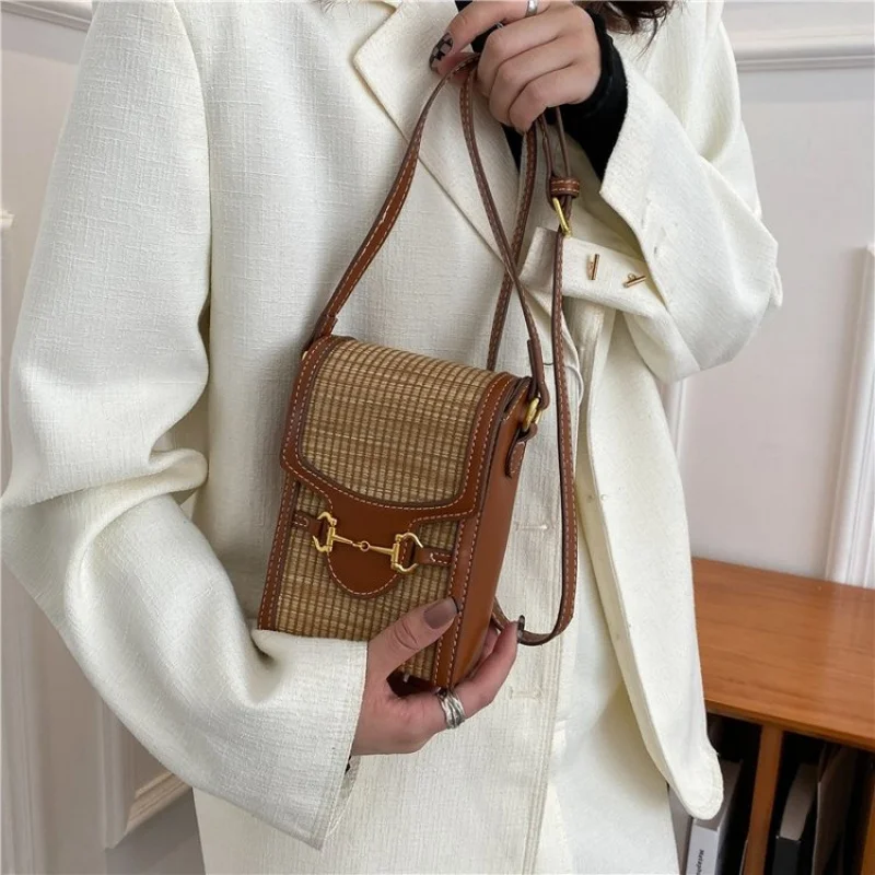 

Модная женская сумка через плечо из кожи с лавандовым узором, парадная, повседневная, винтажная, аккуратная, в Париже ​