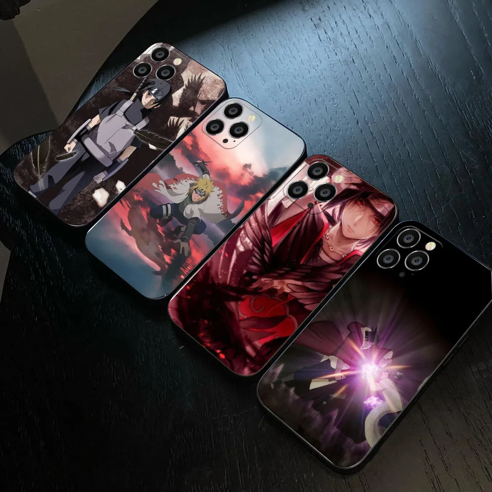 WDA-2 Anime N-Naruto Black Eagle Eye TPU Case For iPhone X XS XR 7 8 SE 11 12 Plus Pro Max