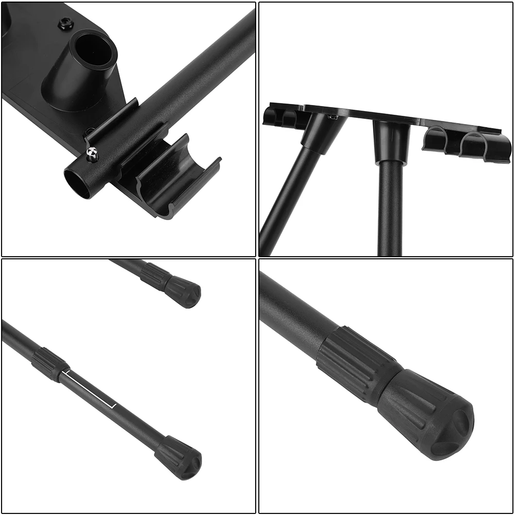 Folding Camping Table Legs Metal Foldable Furniture Legs Adjustable Height Coffee Table Legs Camping Equipment Outdoor Travel