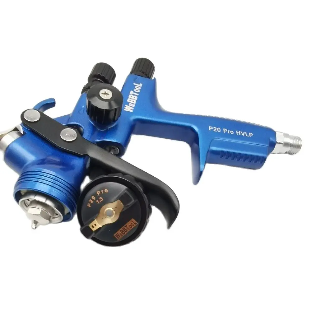 Imagem -05 - Hvlp Pistola de Pintura Profissional P20 Pro Ferramenta de Pulverização de Carro Pistola de ar 13 mm Alta Qualidade