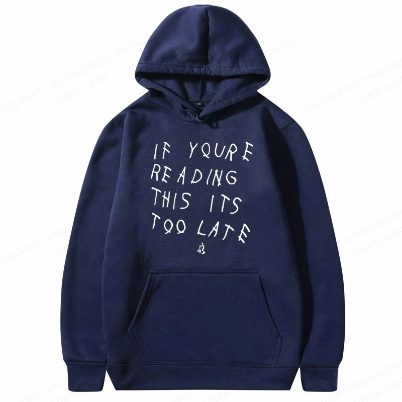 Men\'s Fashion Oversized Hooded Sweatshirts Gothic Pullovers Boy Coats Women Sweats Men\'s Clothes For Teens Rapper Drake Hoodie