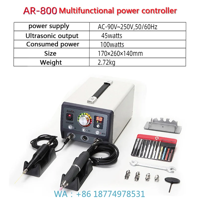 AR-800 Electric Ultrasonic Grinder Metal Polisher Mold Repair Machine