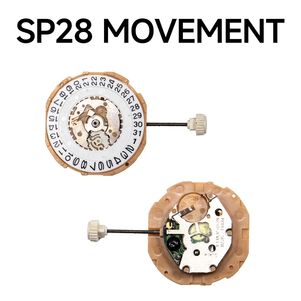 SP28 movement Chinese SUNON SP28D movement sweep second movement with date move same machinery movement