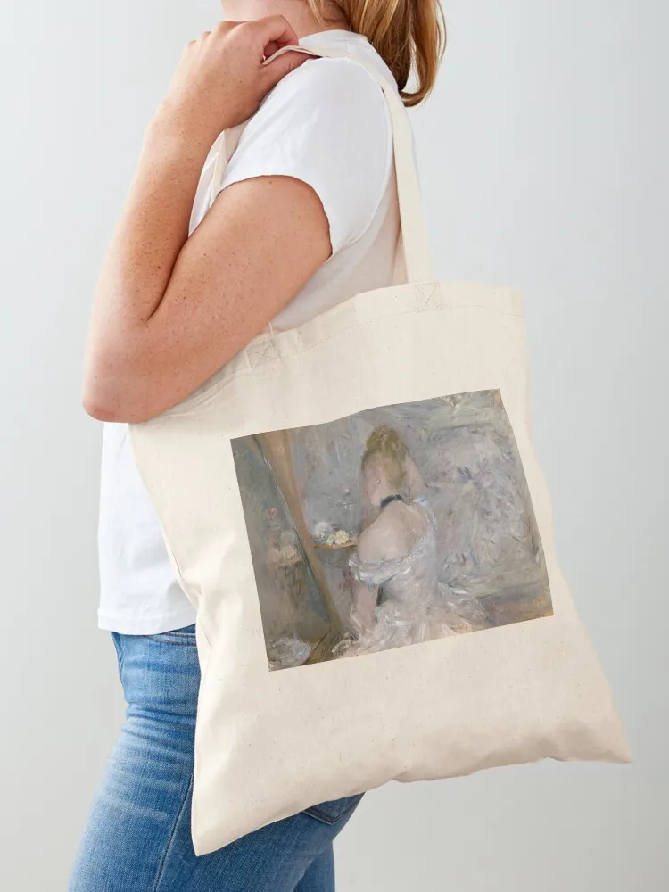 Woman at her Toilette Tote Bag Canvas bag shopping bags foldable custom bags