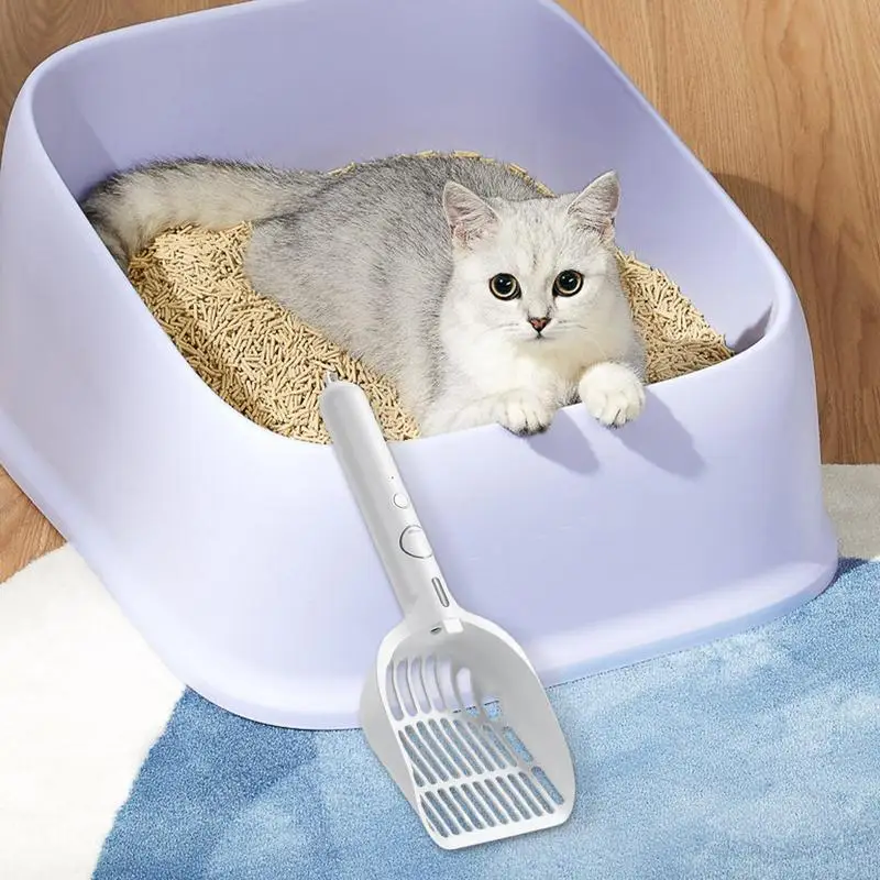 Litter Scoop For Cats Spray Cat Litter Shovel Portable Large Capacity Kitten Scooper For Easy And Efficient Cleaning