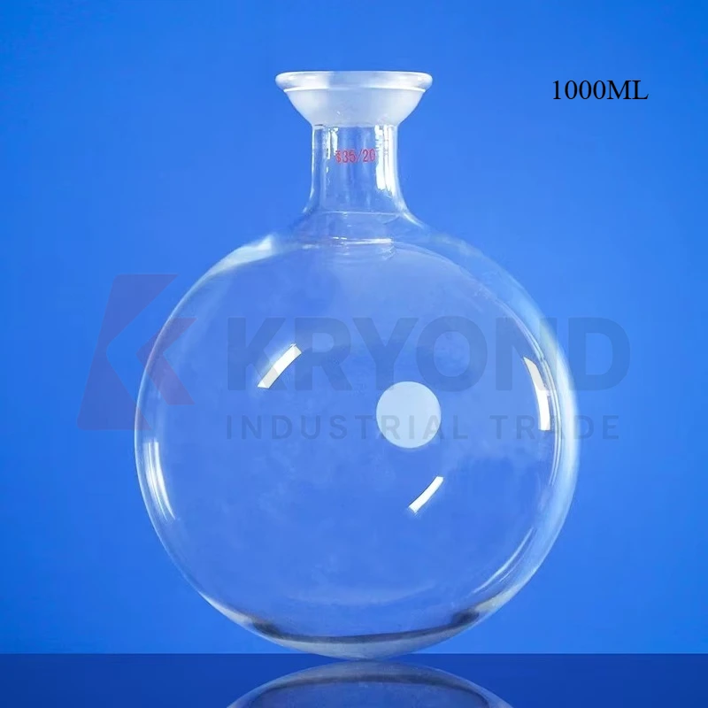 Round Bottomed Flask Ball Grinding Joint 35/20 Borosilicate Glass 50ml 100ml 250ml 500ml 1000ml 2000ml Original Product