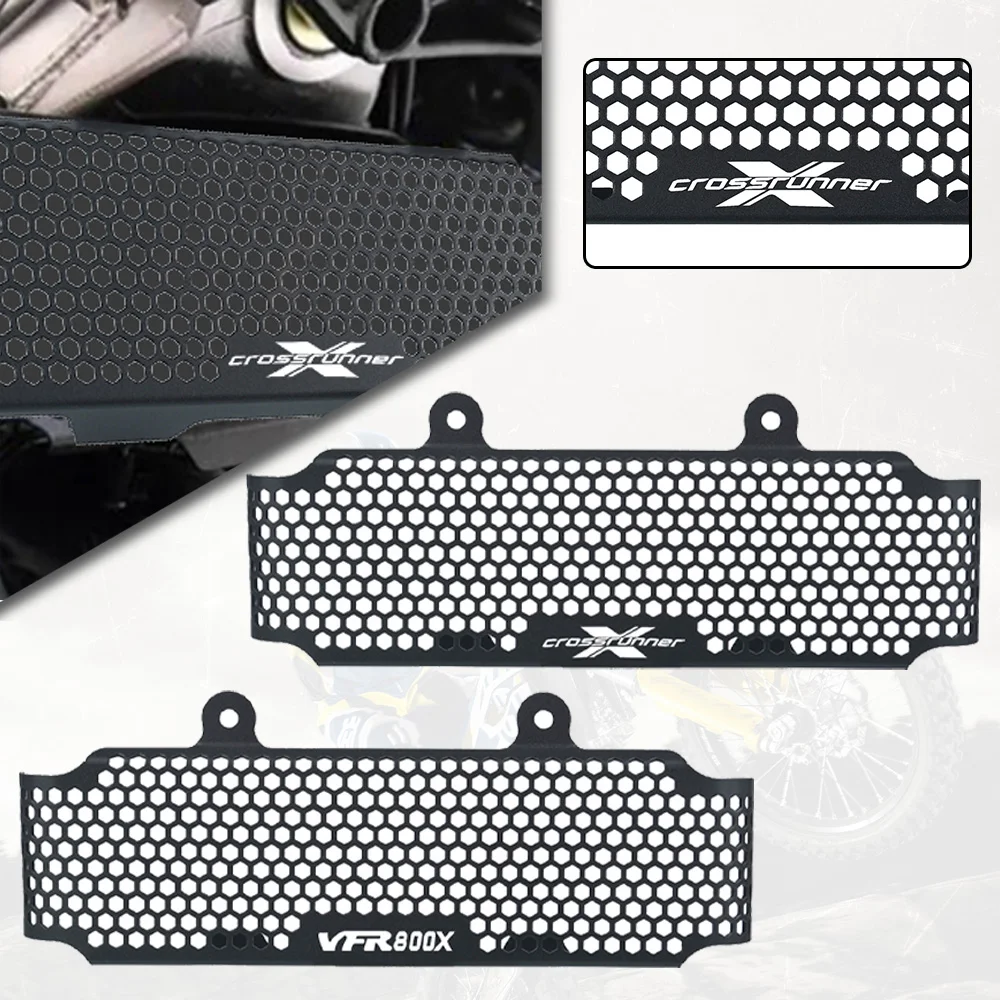 

VFR800X Crossrunner For Honda VFR800 X VFR 800X CROSSRUNNER 2015 - 2023 2024 Radiator Grille Guard Cover Oil Cooler Protection